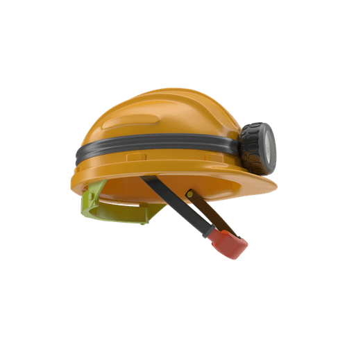 Hard Hat, Rechargeable Headlamp, Non-vented, Cap Style